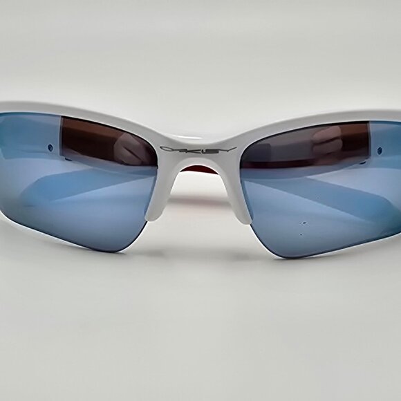 *SOLD* Oakley OO9200-03 Quarter Jacket White Polarized Prizm Deep Sunglasses - Picture 10 of 13